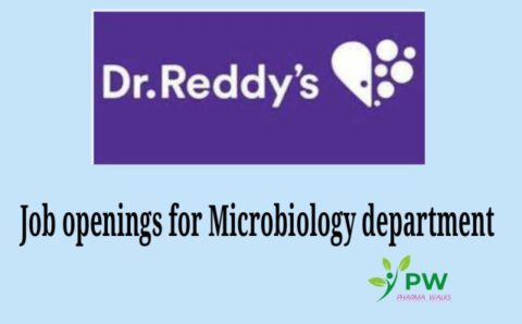 Recruitment for Microbiology (OSD) department at Dr. Reddy’s Laboratories