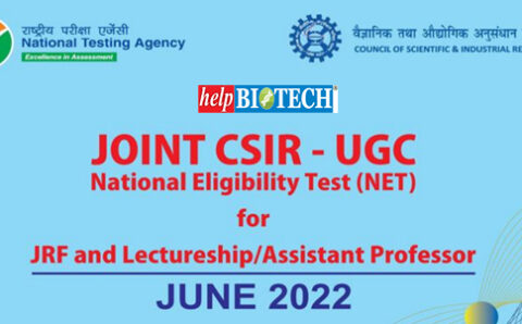 CSIR JRF/NET 2022 June Exam Notification | Registration and Submission of Application Form