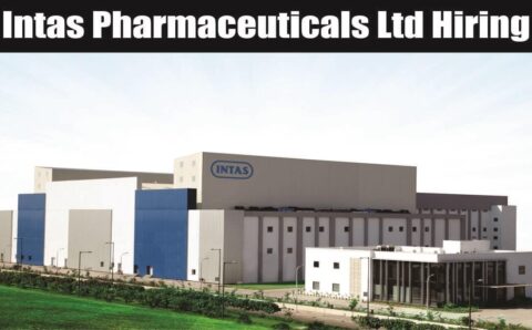 Intas Pharmaceuticals walk-in interviews on 5th & 11th April 2024
